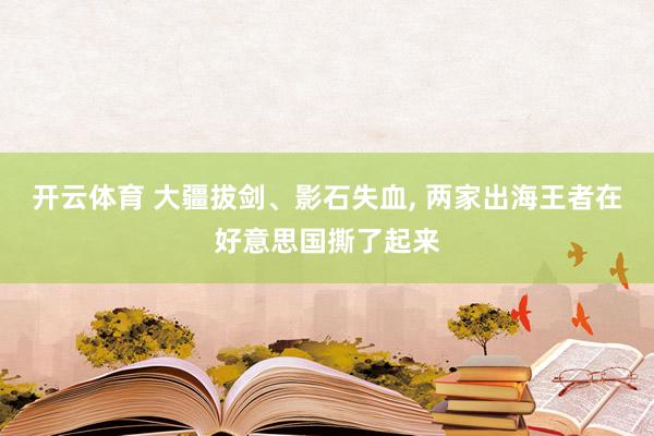 开云体育 大疆拔剑、影石失血， 两家出海王者在好意思国撕了起来